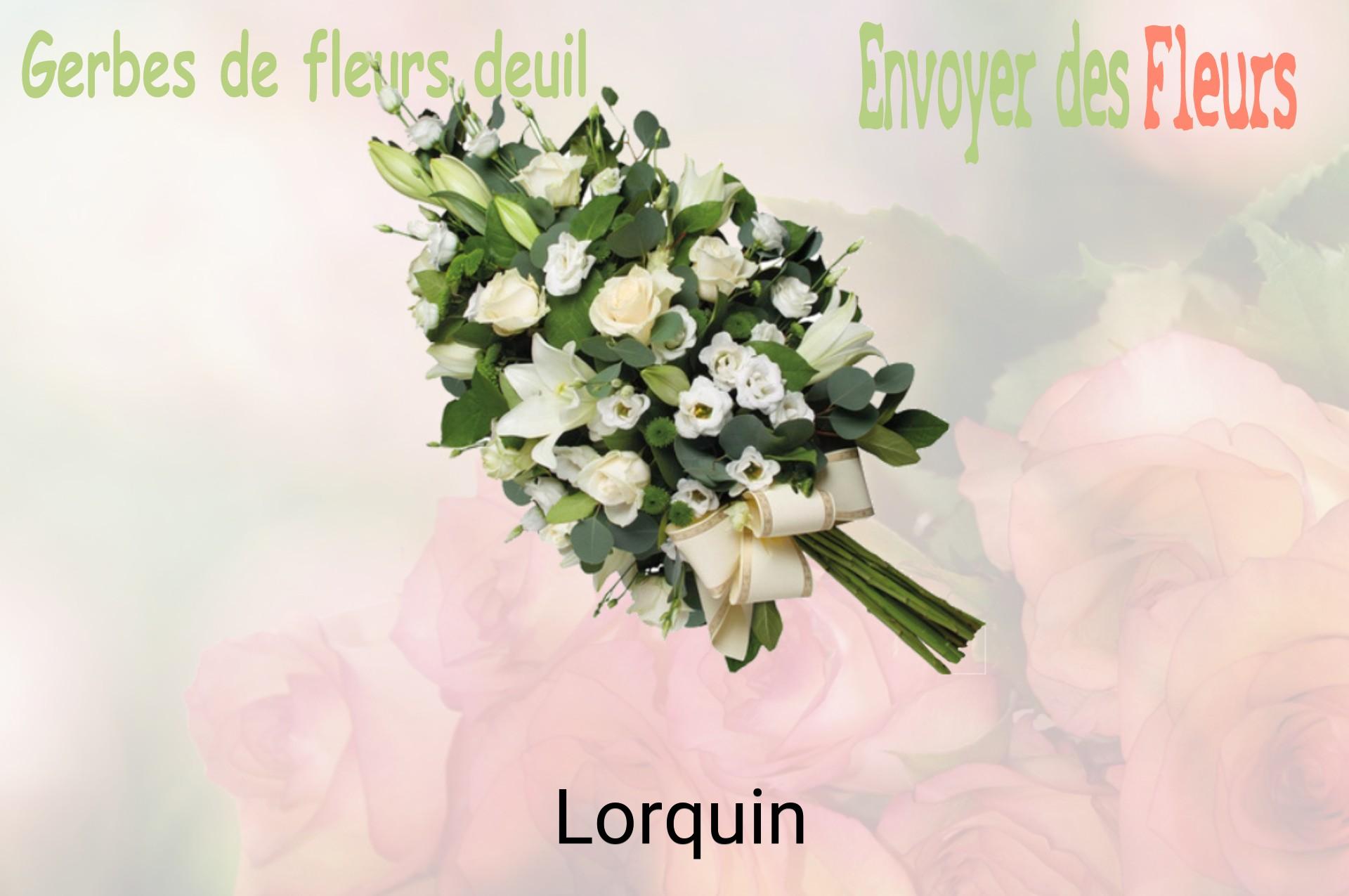 Gerbe de fleurs de deuil livrée à Lorquin